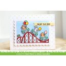 Lawn Fawn, clear stamp, coaster critters