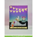 Lawn Fawn, clear stamp, coaster critters