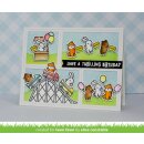 Lawn Fawn, clear stamp, coaster critters