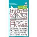 Lawn Fawn, clear stamp, coaster critters
