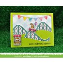 Lawn Fawn, clear stamp, coaster critters