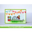 Lawn Fawn, clear stamp, coaster critters
