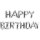 Folienballon HAPPY BIRTHDAY,Silber, 13tlg., ca. 36cm