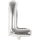 Folienballon L, SILBER, ca. 36cm