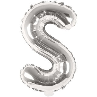 Folienballon S, SILBER, ca. 36cm