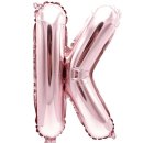 Folienballon K, ROSA, ca. 36cm
