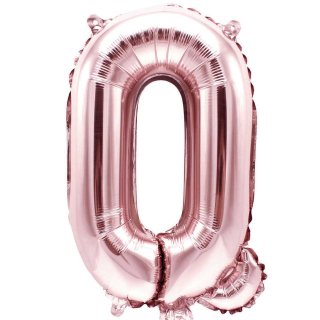 Folienballon Q, ROSA, ca. 36cm