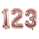 Folienballon 2, ROSA, ca. 36cm