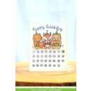 Lawn Fawn, clear stamp, plan on it: calendar