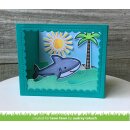 Lawn Fawn, lawn cuts/ Stanzschablone, shadow box card ocean add-on