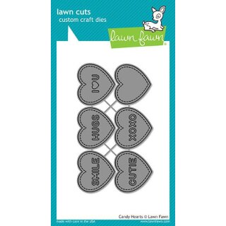 Lawn Fawn, lawn cuts/ Stanzschablone, candy hearts