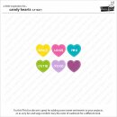 Lawn Fawn, lawn cuts/ Stanzschablone, candy hearts
