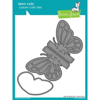 Lawn Fawn, lawn cuts/ Stanzschablone, pop-up butterfly