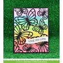 Lawn Fawn, lawn cuts/ Stanzschablone, layered butterflies