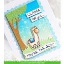 Lawn Fawn, lawn cuts/ Stanzschablone, llama tell you