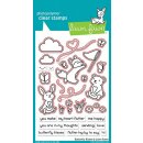 Lawn Fawn, clear stamp, butterfly kisses