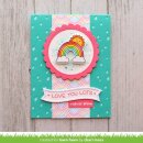 Lawn Fawn, clear stamp, rain or shine before n afters