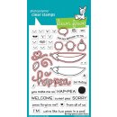 Lawn Fawn, lawn cuts/ Stanzschablone, be hap-pea