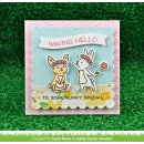 Lawn Fawn, clear stamp, wavy sayings
