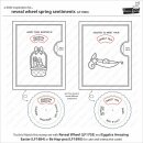 Lawn Fawn, clear stamp, reveal wheel spring sentiments