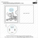 Lawn Fawn, clear stamp, reveal wheel spring sentiments
