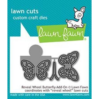 Lawn Fawn, lawn cuts/ Stanzschablone, reveal wheel butterfly add-on