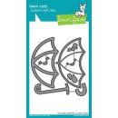 Lawn Fawn, lawn cuts/ Stanzschablone, stitched umbrella