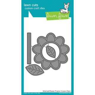 Lawn Fawn, lawn cuts/ Stanzschablone, stitched flower frame