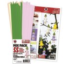 Karen Marie Klip: Quilling Papierstreifen Mix Flower...
