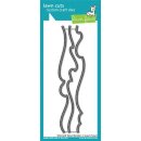 Lawn Fawn, lawn cuts/ Stanzschablone, stitched wave borders
