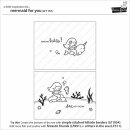 Lawn Fawn, clear stamp, mermaid for you