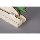 Holz Setzleiste, 18x5cm, m. 3 Rillen, 1 St&uuml;ck