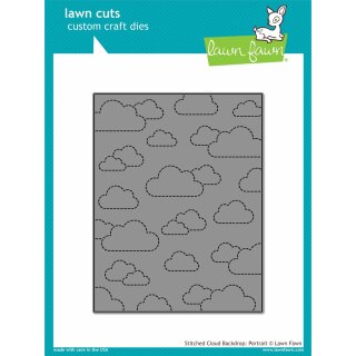 Lawn Fawn, lawn cuts/ Stanzschablone, stitched cloud...