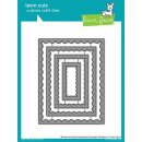 Lawn Fawn, lawn cuts/ Stanzschablone, reverse stitched scalloped rectangle windows