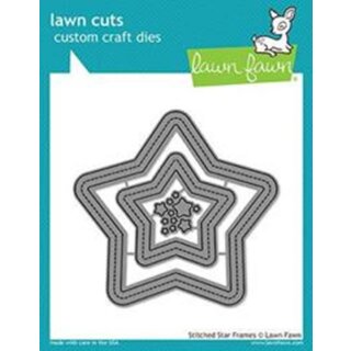 Lawn Fawn, lawn cuts/ Stanzschablone, stitched star frames