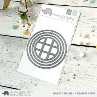 Mama Elephant, Creative Cuts/ Stanzschablone, Basic Circles