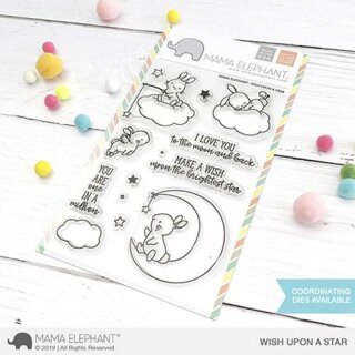 Mama Elephant, clear stamp, Wish Upon A Star