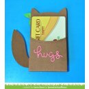 Lawn Fawn, lawn cuts/ Stanzschablone, stitched gift card pocket