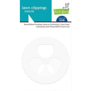 Lawn Fawn, reveal wheel templates: keep on swimming