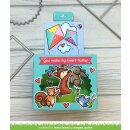Lawn Fawn, lawn cuts/ Stanzschablone, shadow box card rainbow add-on