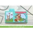 Lawn Fawn, lawn cuts/ Stanzschablone, shadow box card rainbow add-on