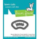Lawn Fawn, lawn cuts/ Stanzschablone, reveal wheel arc...