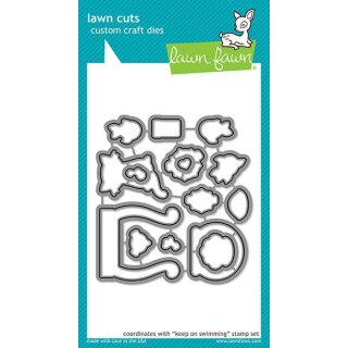 Lawn Fawn, lawn cuts/ Stanzschablone, keep on swimming