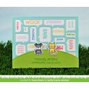 Lawn Fawn, clear stamp, say what? pets