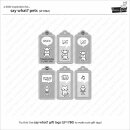 Lawn Fawn, clear stamp, say what? pets