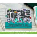 Lawn Fawn, clear stamp, say what? pets