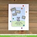 Lawn Fawn, clear stamp, say what? pets