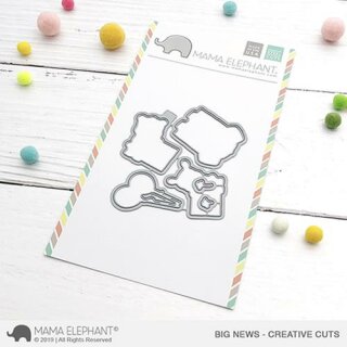 Mama Elephant, Creative Cuts/ Stanzschablone, Big News