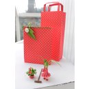 Karen Marie Klip: Quilling Papierstreifen Mix Flower Girls, Red w/dots , 3,5,10&amp;25 x450mm