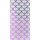 Verzierwachsplatte 100x200mm - Gala weiss/fuchsia (1 Stück)